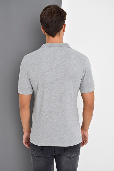 Dewberry T8561 Men's T-Shirt-Grey