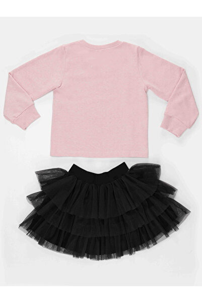 Denokids Szív szemüveg lány tüll pulóver szoknya szett