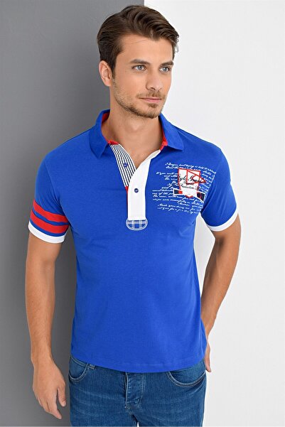 Dewberry T8507 tricou - albastru cobalt