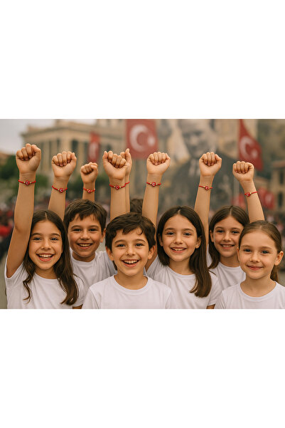 CNBYs Türk Bayraklı Bileklik - 29 Ekim, 23 Nisan Tüm Milli Bayramlara Özel He...