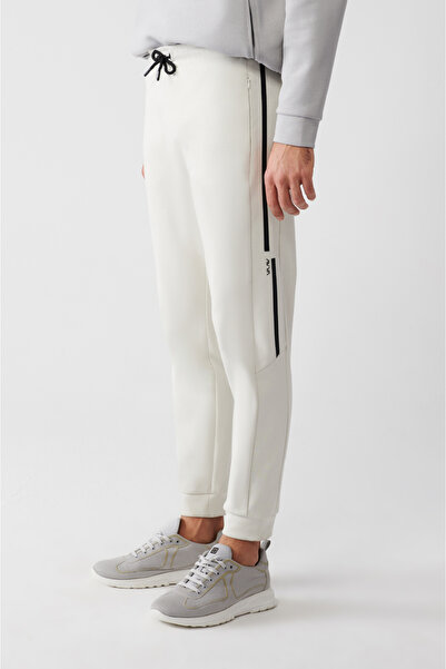 Avva Erkek Taş İnterlok Kumaş Beli Bağcıklı Paçası Lastikli Eşofman Altı A32Y3401