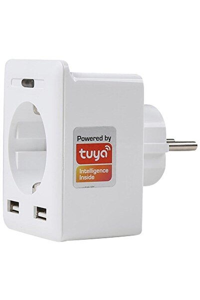 S-LINK Swapp Sl-04 Çift Usb'li 2.4ghz 10 Amper Wifi Tuya Destekli Akıllı Priz