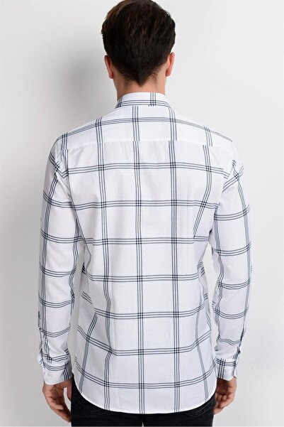 Dewberry G656 DEWBERRY MEN'S SHIRT-SOLID WHITE