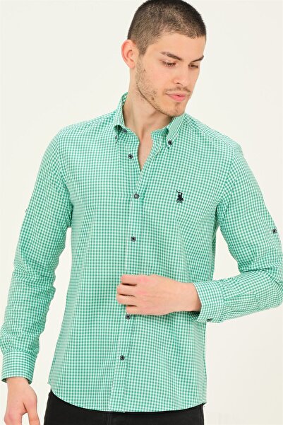 Dewberry G752 Men's Shirt-Green