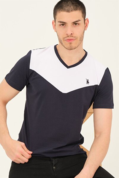 Dewberry Men's Patterned T-Shirt Basic Cotton Comfortable Casual Sporty Styli...