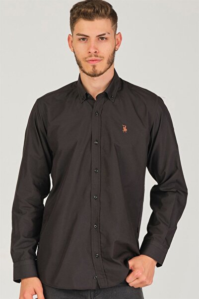 Dewberry G725 Men's Shirt-Black