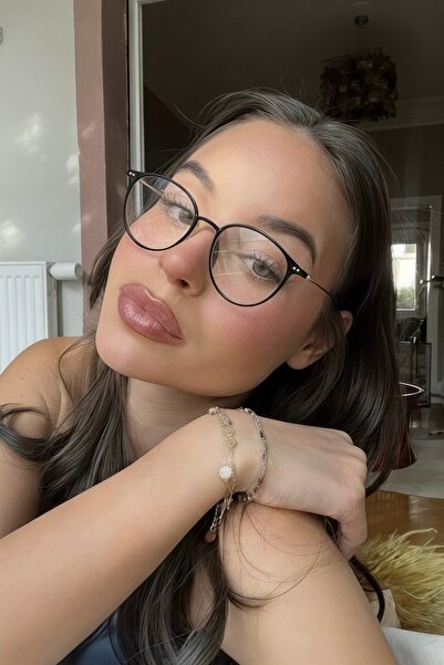 REN EYEWEAR Lumina Blue Light Protection Screen Glasses – Clear Glass |   Black Unisex Screen Glasses with Gold Detail