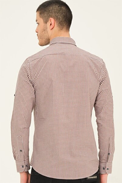 Dewberry G752 Men's Shirt-Brown