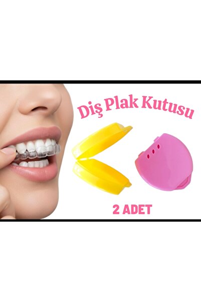 Vulli GECE PLAĞI SAKLAMA KUTUSU DİŞ PLAK KABI (2 ADET)