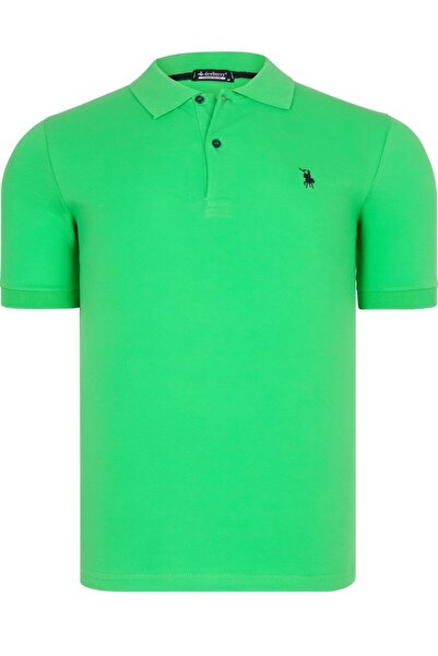 Dewberry Erkek Polo Yaka T-Shirt Pamuklu Basic Günlük Şık Rahat Regular Fit