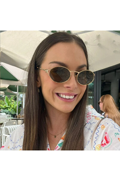 MONAL نظارات شمسية MIUW سوداء بإطار بيضاوي من الزجاج العضوي 55 Ekartman