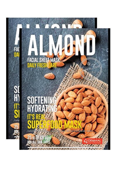 Dermal Moisturizing and Softening Almond Mask 25Gr Set of 2