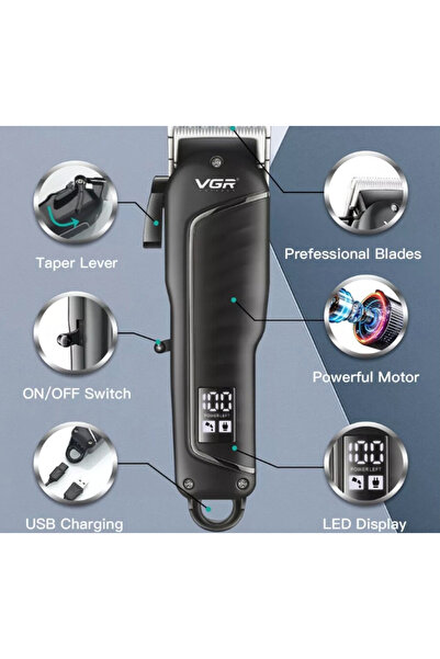 MANDU Professional hair clipper VGR V-683 with USB charging