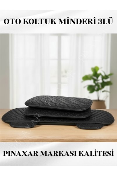 pınaxar Mitsubishi Pajero V20 1991-1999 Front Rear Set Seat Cushion, Black Leather Black Stitching