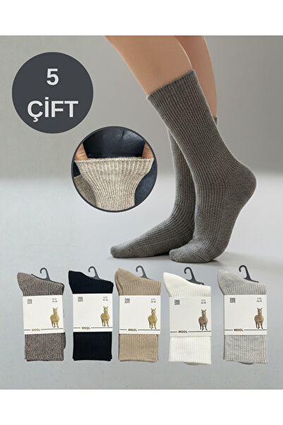 ragistore 5'li Kadın Yün Soket Çorap