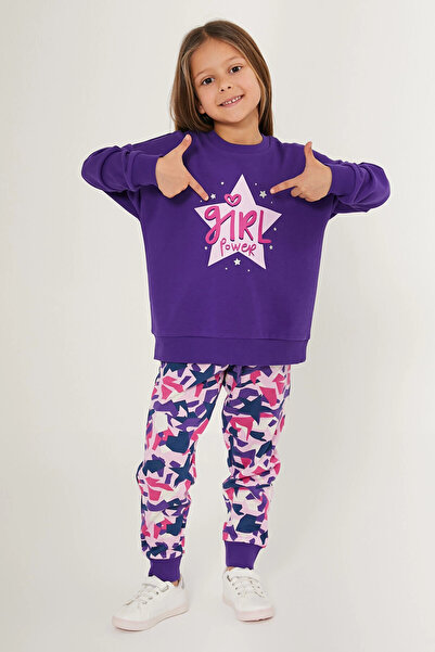 Rolypoly Σετ φόρμας για κορίτσια μωβ