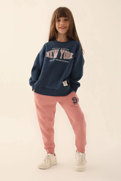 Rolypoly Σετ κοριτσίστικης φόρμας New York Navy Blue