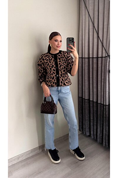 Miasista Düğmeli Kırçıllı Triko Kazak