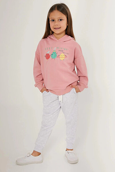 Rolypoly Girl's tracksuit - retro pink