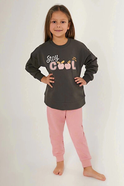 Rolypoly Σετ φόρμας για κορίτσια Stay Cool Dark Grey