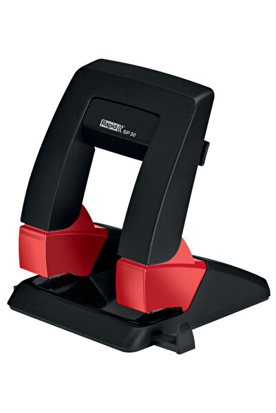 Rapid Perforator metalic Supreme SP30 PressLess, 30 de coli, cutie neagră