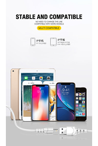 Aspor A101 Data Cable - USB-A to iPhone (1 meter)