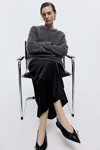 H&M Satin maxi skirt