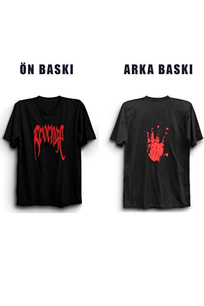 ZOKAWEAR Unisex Bol Kalıp Xxxtentacion, Revenge Tişört