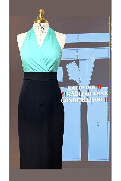 MODA ELBİSE DIY KESİM DİKİM KALIBI DIR !!!