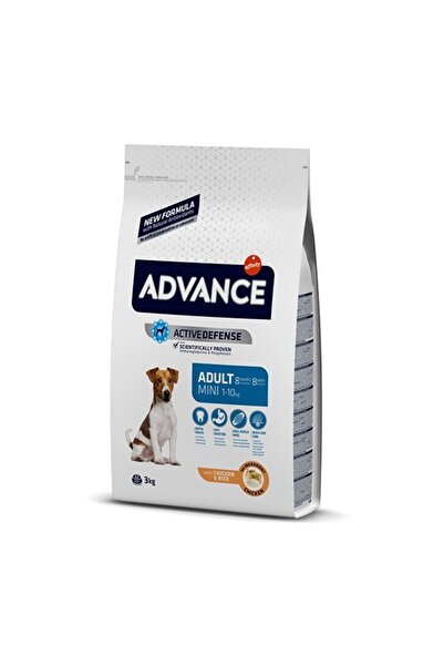 Advance Adult Mini Tavuklu Küçük Irk Yetişkin Köpek Maması 3 Kg - Petshopundan