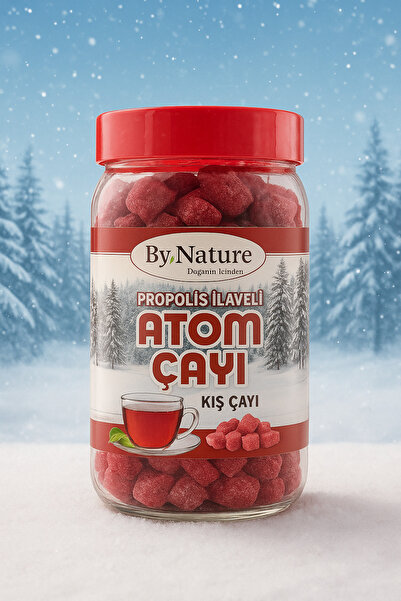 Bynature Atom Çayı Küp Bitkisel Karışım 200 GR