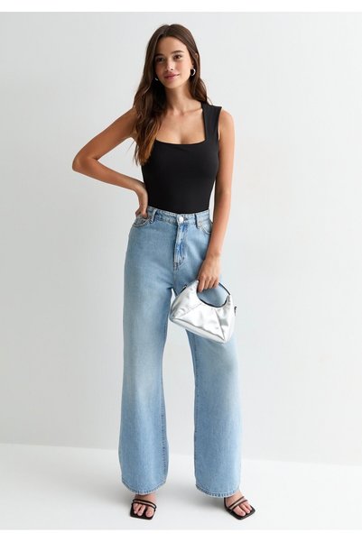 Miss beyaz As Anita Store Square Neck Knitwear Tank Top