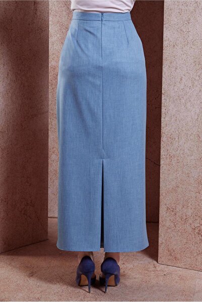 Alvina GİZLİ YIRTMAÇLI ETEK 60550