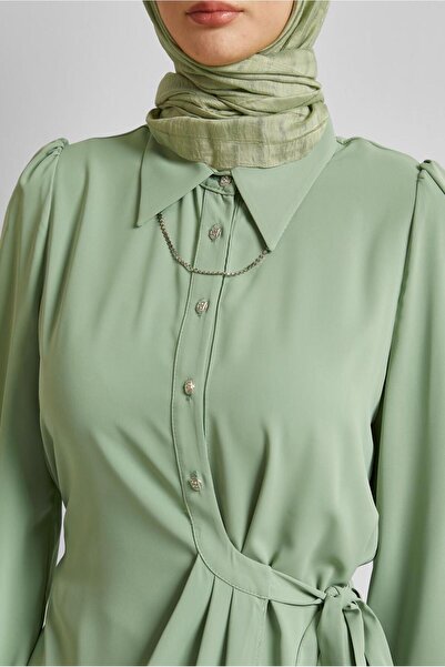 Alvina Tie-Up Detail Pants Suit 45370