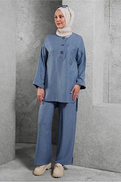 Alvina 44418 Σετ παντελονιών με φαρδύ πόδι μοντέλου