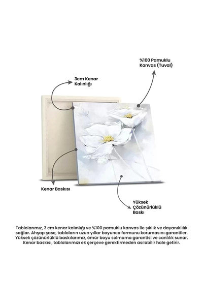 VOGLOO Bunch of Purple Flowers Canvas Painting