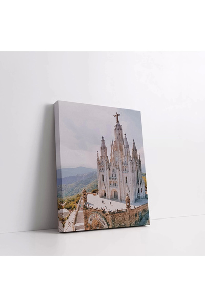 VOGLOO Historical Castle Landscape Canvas Painting