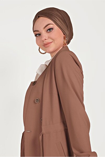 TRENDTESETTÜR ЖІНОЧИЙ КАВОВИЙ (КАРАМЕЛЬНИЙ) ПЛАНШЕТНИЙ ПЛЕД 10171