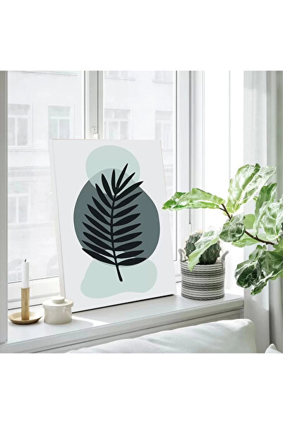 VOGLOO Black Palm Canvas Painting