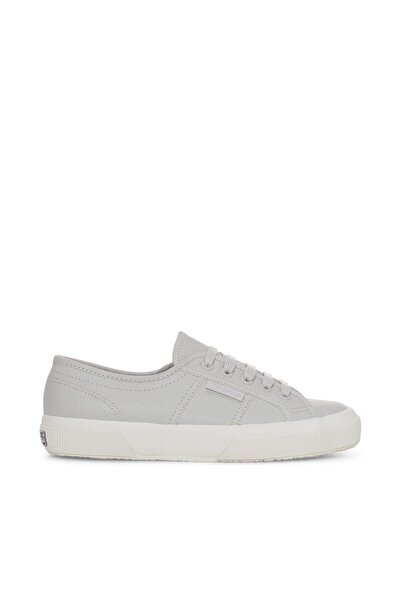 Superga 2750 Tumbled Leather Unisex Gri Sneaker