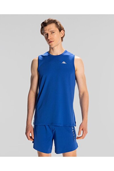 Kappa Edoro Tank Erkek Mavi Regular Atlet