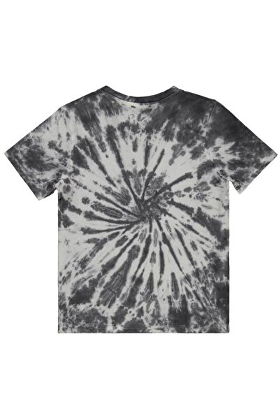 Civil Boys Batik Washed 10-13 Years Old T-Shirt - Black 11-12 Years Old