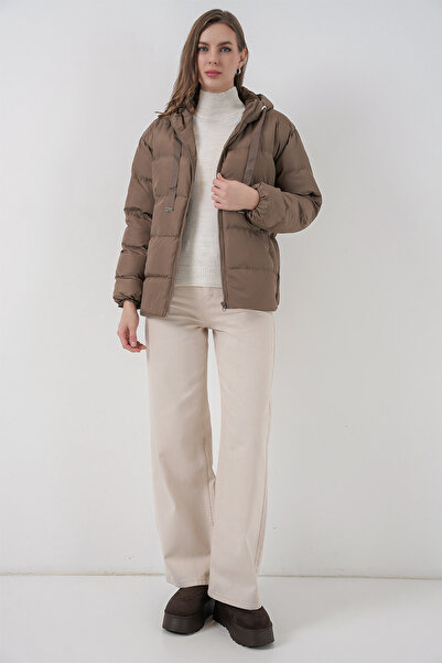 Bigdart 5117 Modell Pufferjacke mit Kapuze - D.Coffee