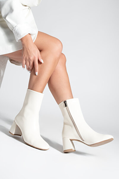 Marjin Жіночі чоботи на підборах Kut Toe Zip Nonas екрю