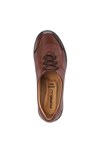 Forelli Hefa 21306 Tan Genuine Leather Women's Shoes