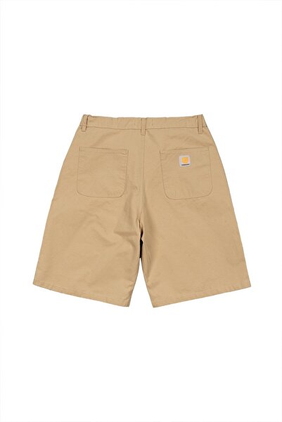 UKHWD SUPPLY Bej Gabardin Baggy Jean Erkek Şort Jorts