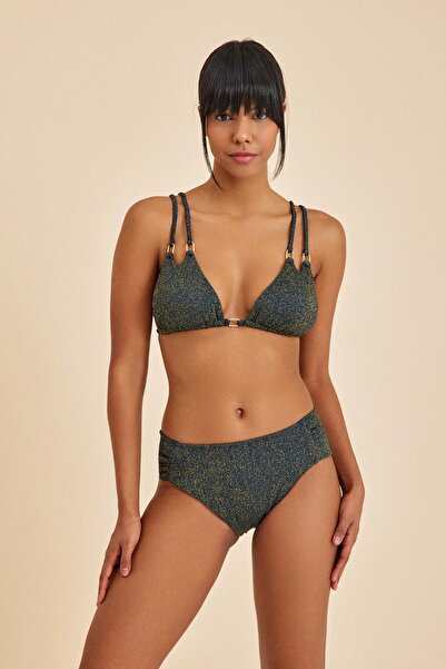 Amarelle Μπικίνι από ύφασμα Navy Blue Lurex των Μαλδίβων