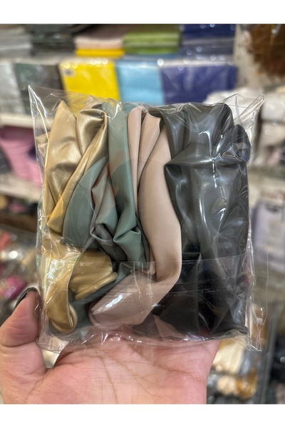 Deniz Party Store 20 Pieces Mold Green, Brown and Chrome Gold Sea Sand Balloons Set