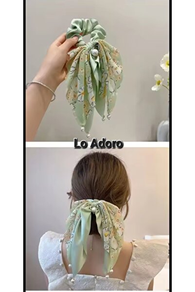 LO ADORO Women's Rubber Buckle 1 Pcs Two Layers Rubber Buckle Special Production Hair Accessory Special Day Engagement Wedding Buckle