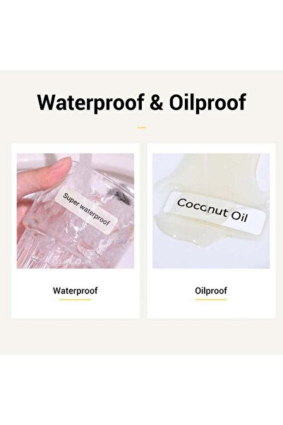 NiiMbot شريط صانع الملصقات، ملصق أبيض لاصق D11/D110/D101 للباركود (12*22 مم)